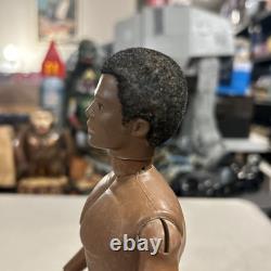 1964 GI Joe Adventure Team African American Black Flocked Hair 12 Figure