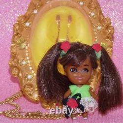 1967 Mattel African American Black Liddle Kiddle LUCKY LOCKET + chain LOIS Doll