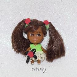 1967 Mattel African American Black Liddle Kiddle LUCKY LOCKET + chain LOIS Doll