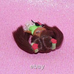 1967 Mattel African American Black Liddle Kiddle LUCKY LOCKET + chain LOIS Doll