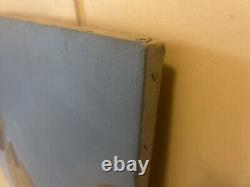 1970 African American Nude Woman Oil Painting Oakland Artist Black Power Era