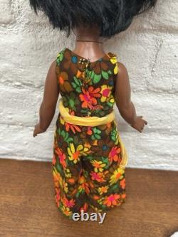 1970 Ideal Crissy Family African American Black VELVET 15 Doll