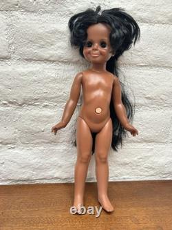 1970 Ideal Crissy Family African American Black VELVET 15 Doll
