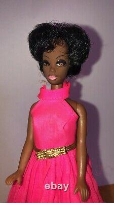 1970 Rare Topper Dawn African American Black DALE doll beautiful dress