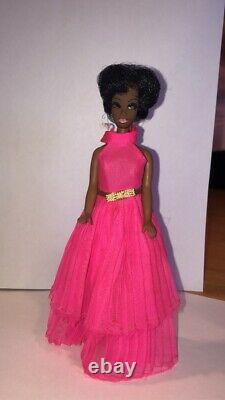 1970 Rare Topper Dawn African American Black DALE doll beautiful dress