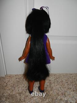 1970's Black African American Velvet In Original Dress & Shoes