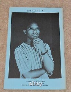 1971 African American Black Nationalist Republic Of New Africa Poetry Sterling X