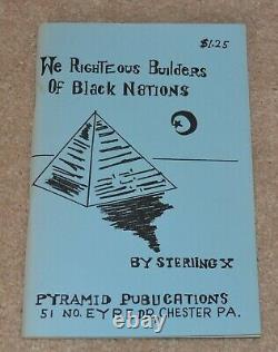 1971 African American Black Nationalist Republic Of New Africa Poetry Sterling X