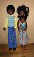 1973 Mattel African American Black Happy Family Dolls Hal Hattie & Hon