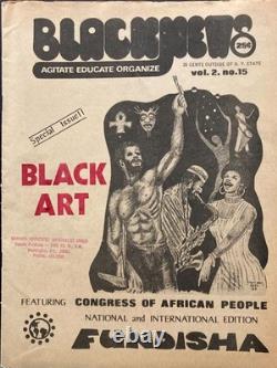 1974 BLACKNEWSAfrican American PeriodicalAmiri BarakaSlave ShipArt+ Brooklyn