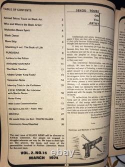 1974 BLACKNEWSAfrican American PeriodicalAmiri BarakaSlave ShipArt+ Brooklyn