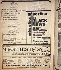 1974 BLACKNEWSAfrican American PeriodicalAmiri BarakaSlave ShipArt+ Brooklyn