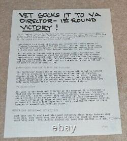 1977 African American Black Nationalist Republic Of New Africa Handbill Al Huss