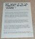 1977 African American Black Nationalist Republic Of New Africa Handbill Al Huss