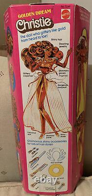 1980 Golden Dream Christie 3249 Mattel African American Black Barbie Doll