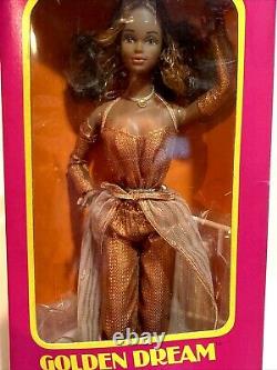 1980 Golden Dream Christie Barbie Doll African-American Black 3249 Vintage NIB