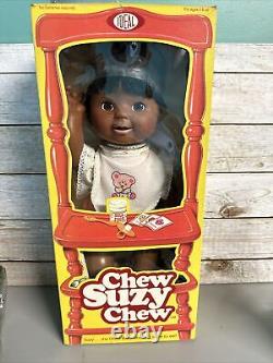 1980 Vintage Ideal Chew Suzy Chew 14-Inch Baby Doll NEW African American Black