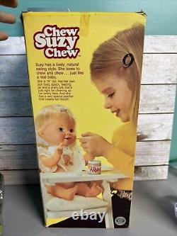 1980 Vintage Ideal Chew Suzy Chew 14-Inch Baby Doll NEW African American Black