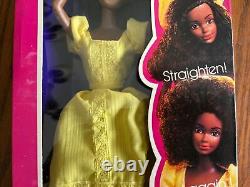 1981 RARE Vintage Magic Curl Barbie (African American) Doll #3989 NIB