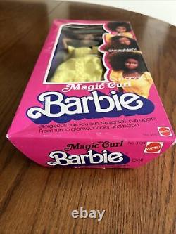 1981 RARE Vintage Magic Curl Barbie (African American) Doll #3989 NIB