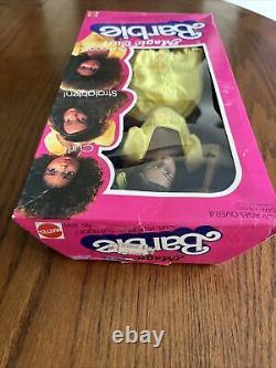 1981 RARE Vintage Magic Curl Barbie (African American) Doll #3989 NIB