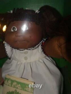 1983 Black African American Cabbage Patch Doll Xavier Roberts Doll, Yarn Hair