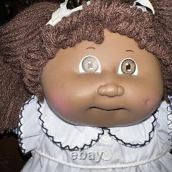 1983 Black African American Cabbage Patch Kid Xavier Roberts Yarn Hair -Coleco