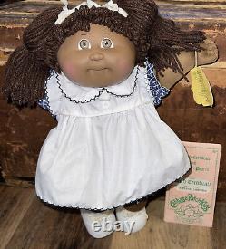 1983 Black African American Cabbage Patch Kid Xavier Roberts Yarn Hair -Coleco