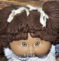 1983 Black African American Cabbage Patch Kid Xavier Roberts Yarn Hair -Coleco