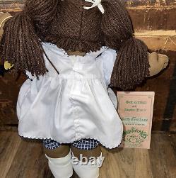 1983 Black African American Cabbage Patch Kid Xavier Roberts Yarn Hair -Coleco