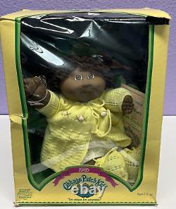 1985 Cabbage Patch Doll African American Black Box Tag Birth Cert Bonny Marta