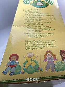 1985 Cabbage Patch Kids 16 Black African American Girl Doll In Box Orange Dress