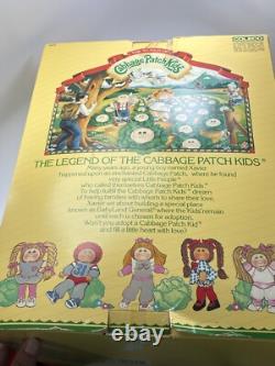 1985 Cabbage Patch Kids 16 Black African American Girl Doll In Box Orange Dress