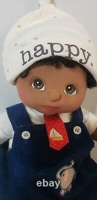 1985 Vtg 13 African American My Child Baby Doll Mattel Black Hair Aa