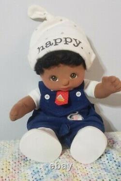 1985 Vtg 13 African American My Child Baby Doll Mattel Black Hair Aa