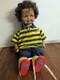 1986 Playmates Corky Talking Doll African American Black Works w Tape Rare