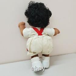 1986 US Mattel My Child Doll African-American AA BOY in Original Outfit