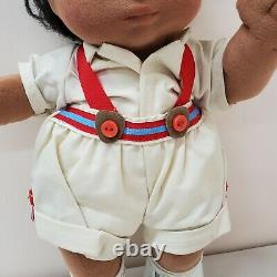 1986 US Mattel My Child Doll African-American AA BOY in Original Outfit