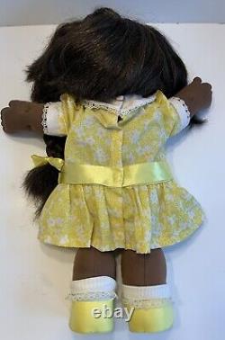 1988 Cabbage Patch Kids GROWING HAIR Doll Black African American, Cornsilk Hair