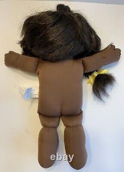 1988 Cabbage Patch Kids GROWING HAIR Doll Black African American, Cornsilk Hair