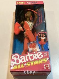 1989 Barbie all stars Christie Doll African-American Black 9352 Vintage NRFB