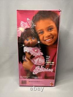 1989 PJ Sparkles Doll Black/African American Mattel Original Box Contents Works