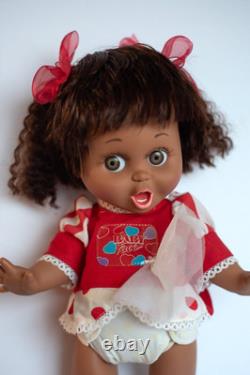 1990s Vtg Galoob Baby Face SO SURPRISED SUZIE #2 Black/African American Doll (X)