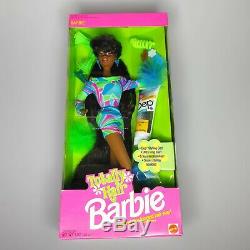 1991 Barbie Totally Hair Black AA With Styling Gel Long Hair 5948 Vintage NIB