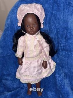 1991 Gotz Joy Doll Sylvia Natterer 18 Vinyl W Germany African American Black