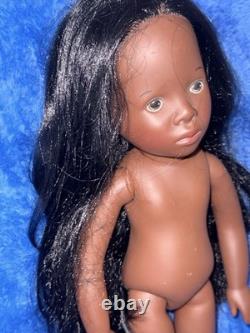 1991 Gotz Joy Doll Sylvia Natterer 18 Vinyl W Germany African American Black