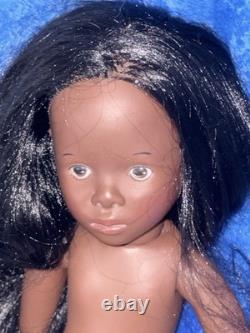 1991 Gotz Joy Doll Sylvia Natterer 18 Vinyl W Germany African American Black