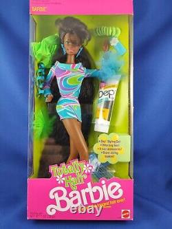 1991 Totally Hair Christie Barbie In Original Box