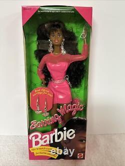 1992 Earring Magic Barbie African American #2374 Factory Sealed