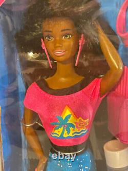 1993 Barbie Doll. Mattel Glitter Hair African American #11332 NewithSealed RARE
